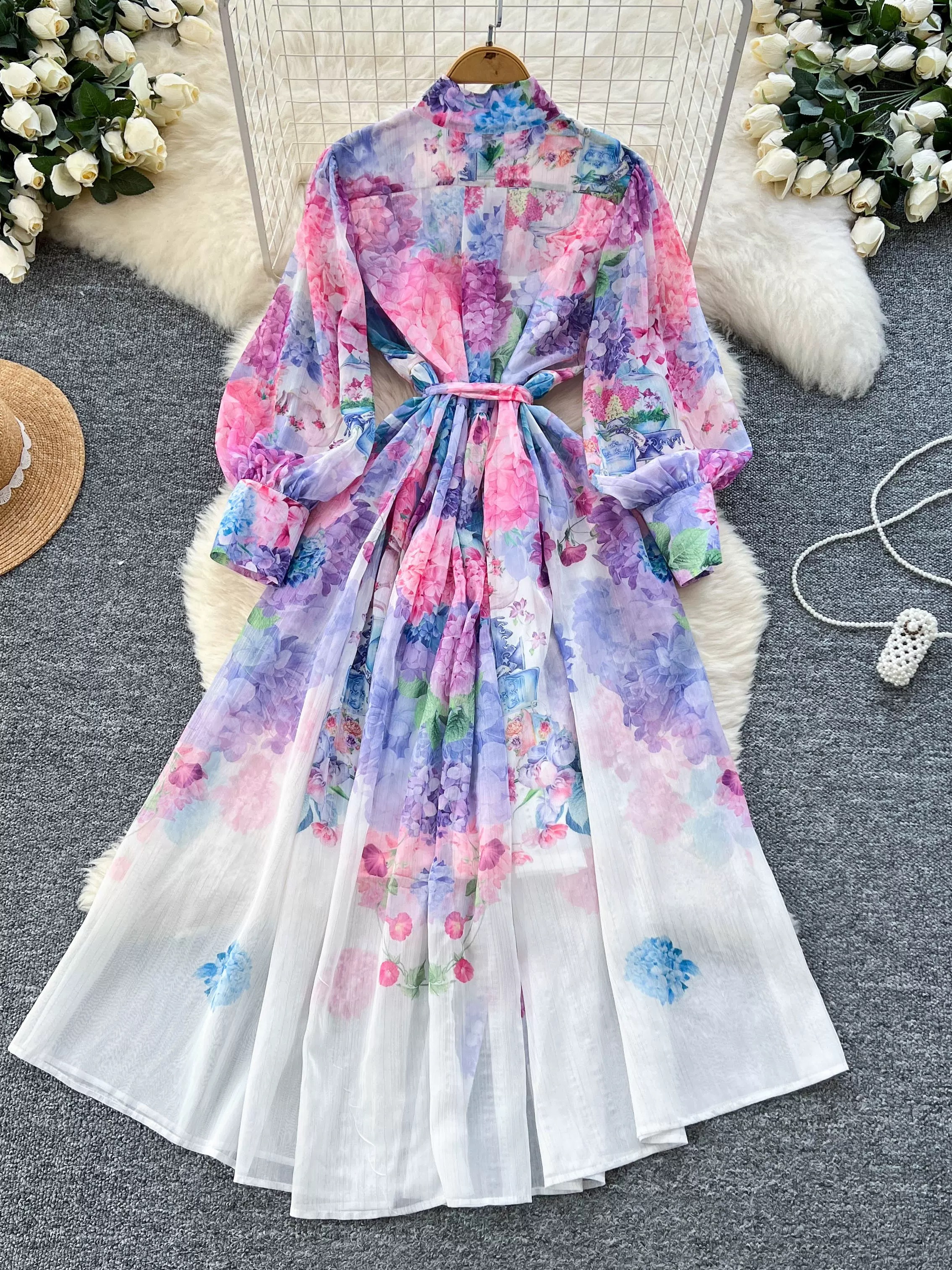 Come and see me print Dress ED190 images